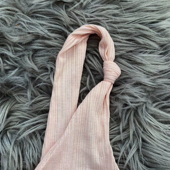 H&M | Light Pink Knotted Top - Picture 2 of 5